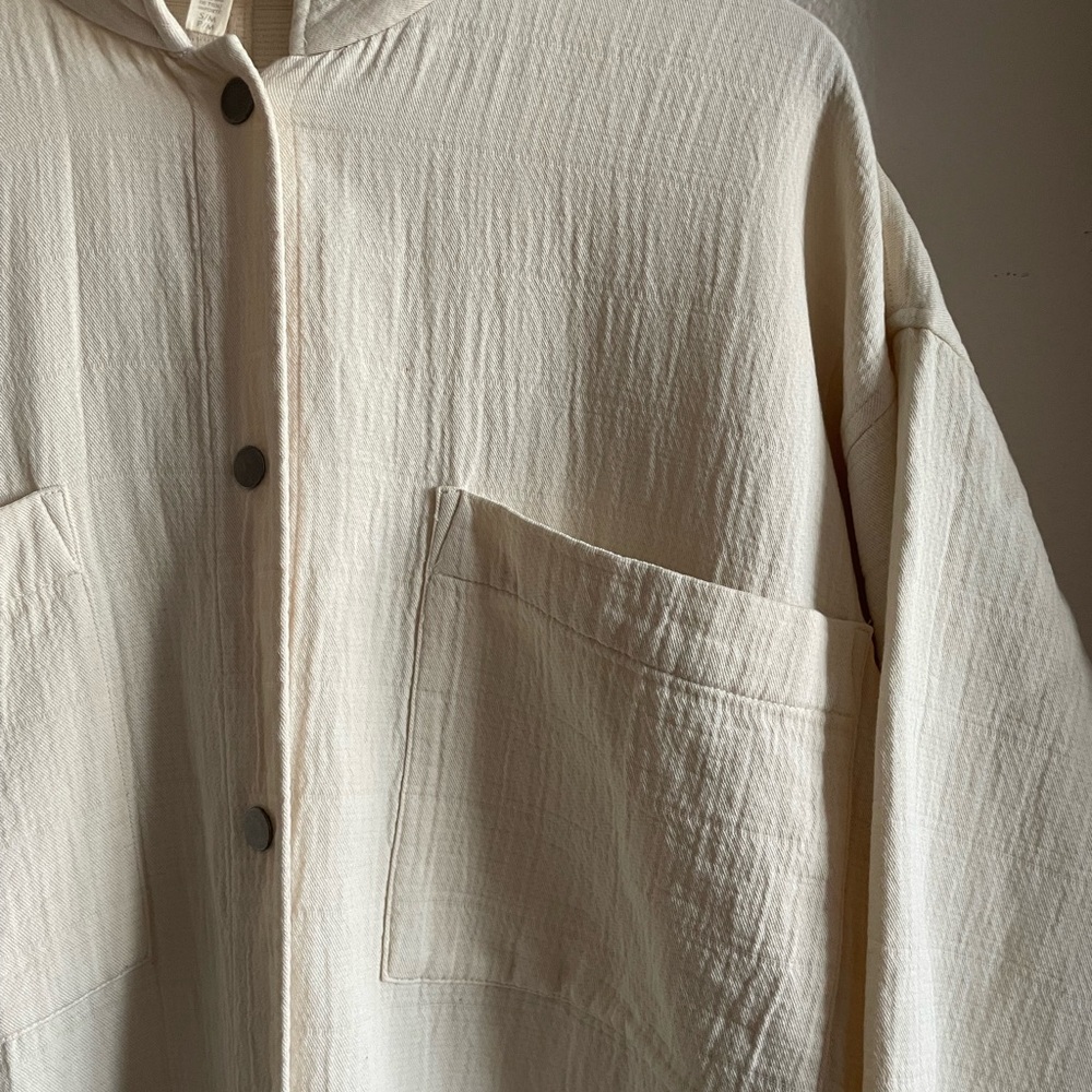 EILEEN FISHER Mock Neck Jacket - Picture 3 of 8
